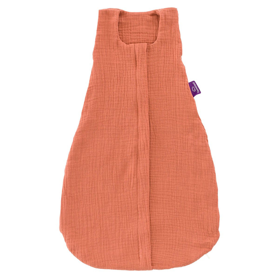 Träumeland Sommerschlafsack Liebmich aus Musselin in Aprikose, Größe 90 - Bild 1