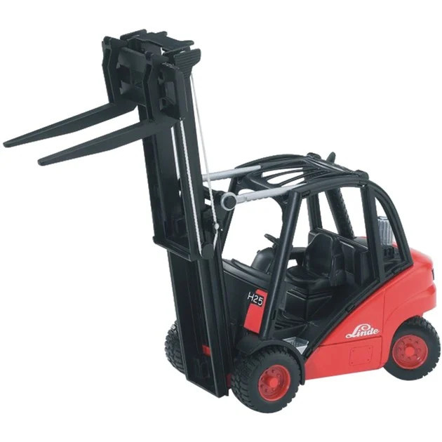 Bruder Linde Gabelstapler schwarz/rot - Bild 1