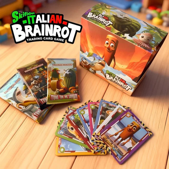 hairun Italienische Brainrot Sammelkarten, 8/288 Stück, Set / Bundle - Bild 1