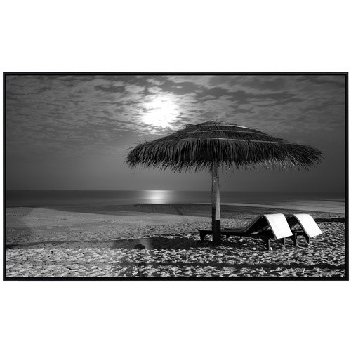 papermoon EcoHeat Infrarotheizung Strand in Schwarz und Weiss mit Matt-Effekt, App-Steuerung und Überhitzungsschutz - Bild 2