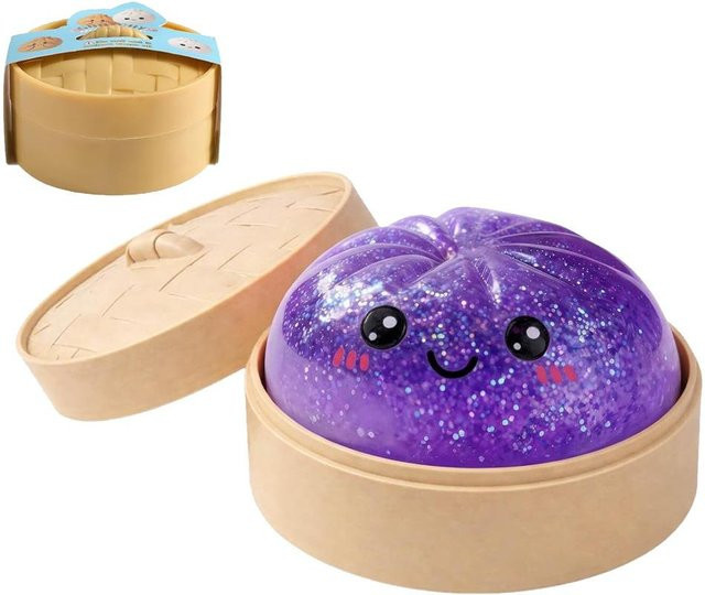 Topmix Glitzer-Knödel Squishy, Quetschspielzeug, violett - Bild 1
