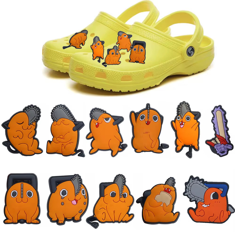 Schuhanhänger Kettensägen-Menschen, PVC, Kinder - Bild 2