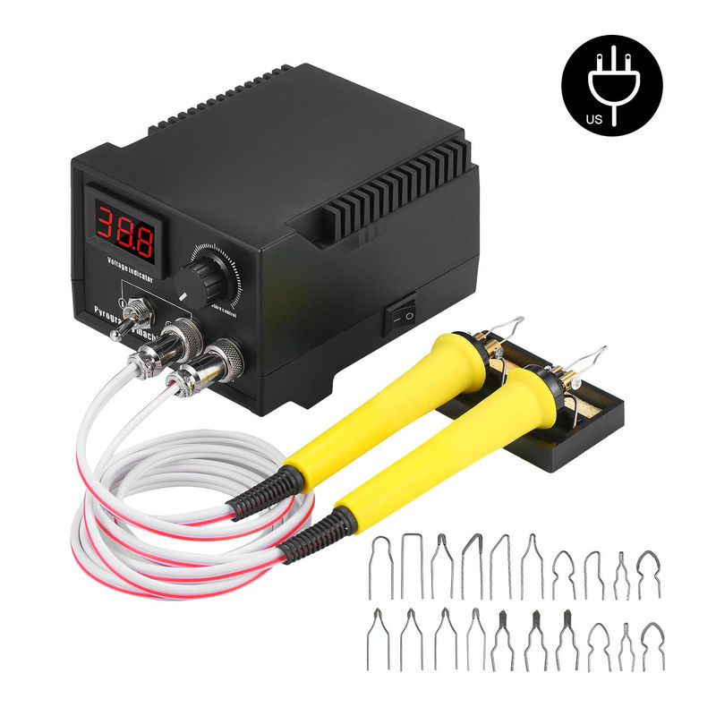 aimo 29-teiliges Holzofen-Werkzeugset mit digitaler Anzeige, 60 W, 110 V, verstellbar von 0 °C bis 800 °C, Schwarz - Bild 2