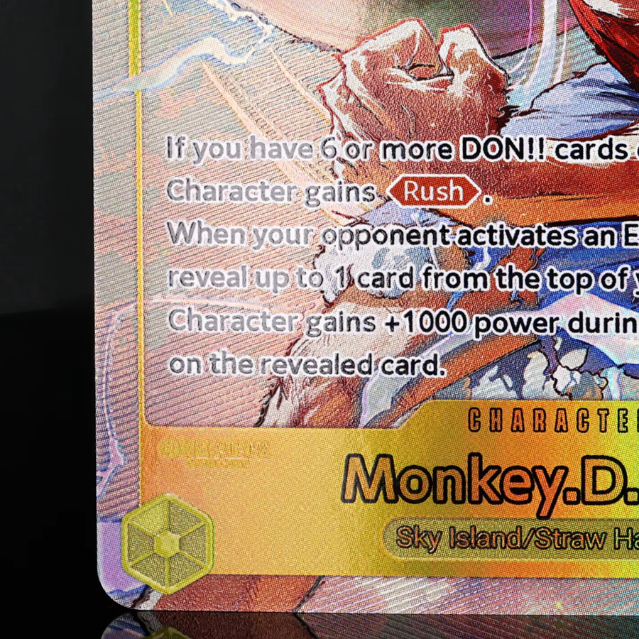 Bandai One Piece Luffy SEC Spielset, Sammelkarten, Englisch, Gelb - Bild 4