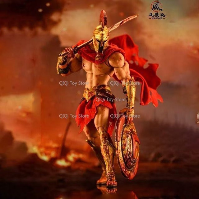 Eternal Soul Spartan King Leonida I, Bewegliche Puppe, Blutige Version - Bild 1