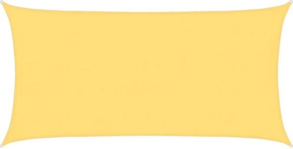 Furnicato Sonnensegel aus HDPE in Beige, Rechteckig, B x T: 700 x 400 cm