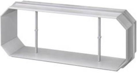 Siemens ALPHA 400/630 DIN Durchführungsflansch für Sammelschiene N-System, Grau - Bild 1