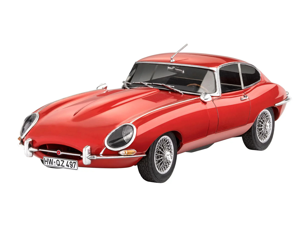 Revell Jaguar E-Type Coupé, Automodell Bausatz, 1:24, ab 10 Jahren - Bild 3