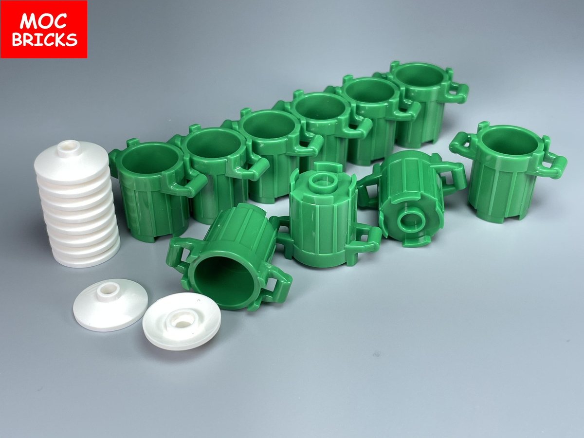 Yiran toy MOC Steine DIY Behälter Mülleimer 10-teiliges Set - Bild 1