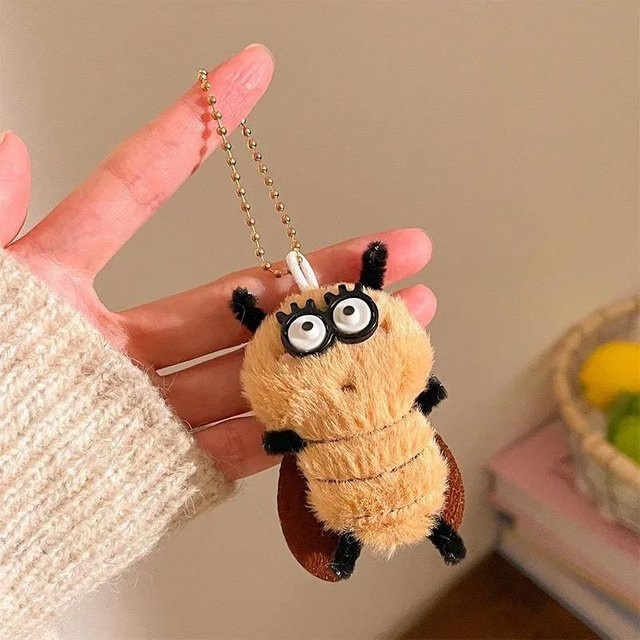 Yiran toy Schlüsselanhänger Kakerlakenförmig, Plüsch, Kinder - Bild 1