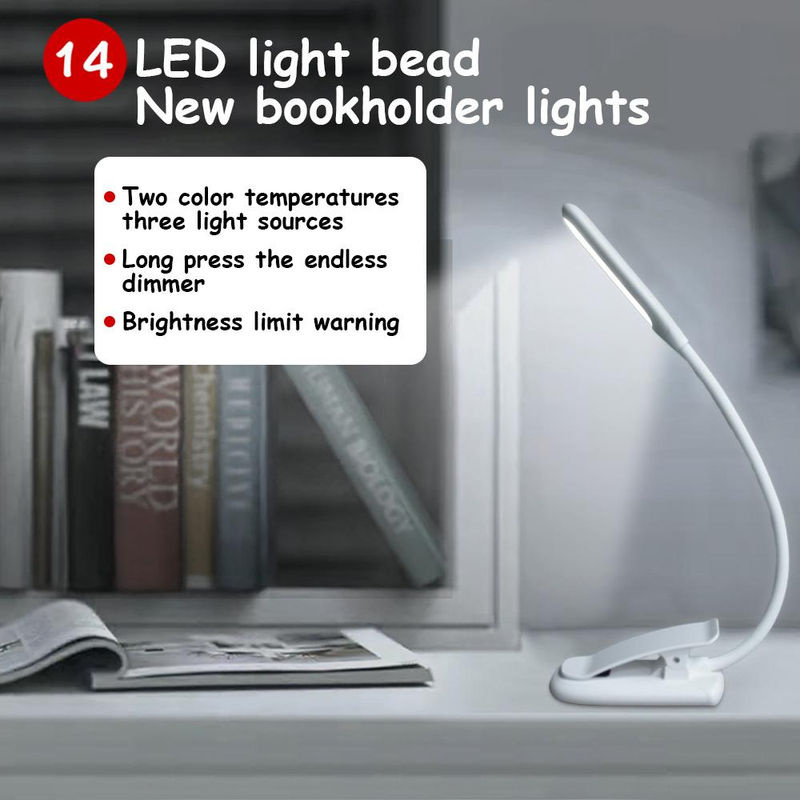 TOMTOP JMS Music Score Light LED-Schreibtischlampe mit Klemme in Schwarz für professionelles Notenpultlicht und zum Lesen mit einstellbarer Farbtemperatur - Bild 6