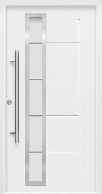 Haustür Thermospace Paris Prime in Weiß mit Glaseinsatz, Anschlag Links, B: 110 cm, H: 210 cm - Bild 1
