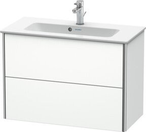 Duravit Waschtischunterschrank Compact XSquare, Farbe: weiß matt, wandhängend, B/T/H: 81 x 38,8 x 56 cm - Bild 1