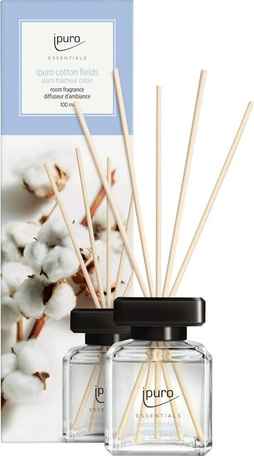 ipuro Raumduft Essentials Cotton Fields Reed Diffuser Rosa 100 ml - Bild 1