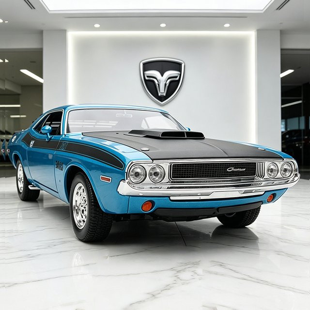 WELLY Dodge Challenger T/A 1970, Miniaturmodellauto, 1:24, Metall - Bild 1