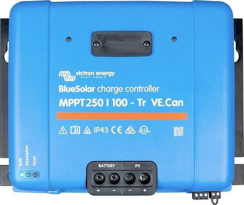 Victron Energy BlueSolar 250/100-Tr VE.Can MPPT Laderegler für 12 V, 24 V und 48 V in Blau - Bild 1