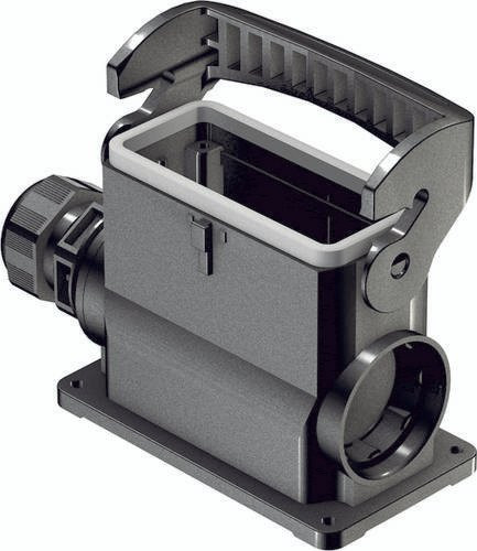 HARTING Sockelgehäuse 19 43 316 0252 aus Kunststoff in Schwarz - Bild 1