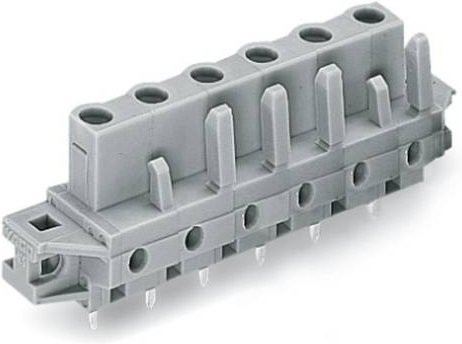 WAGO Buchsengehäuse-Platine 232 Polzahl, Grau, Rastermaß: 7,50 mm, 25 Stück - Bild 1