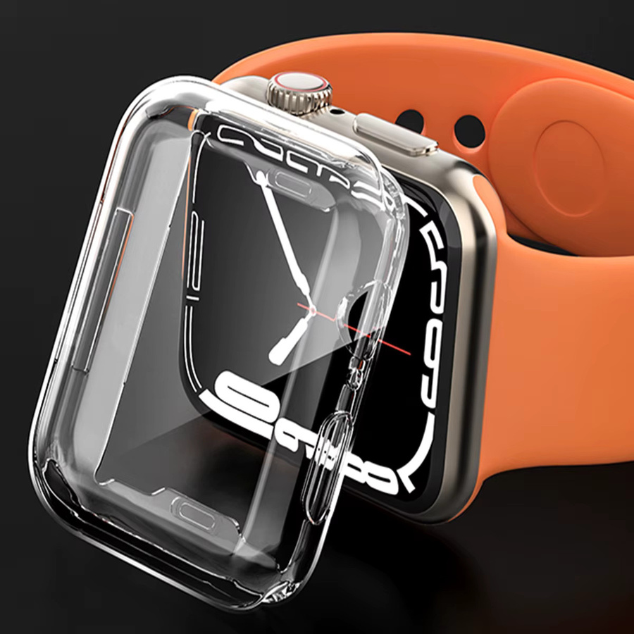Displayschutzfolie TPU für Apple Watch, Weiß, Unisex - Bild 4