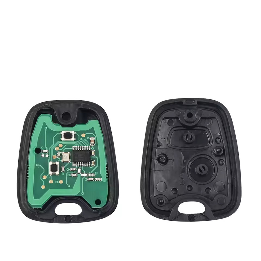 YIQIXIN Smart Remote Autoschlüssel mit ID46 Chip und 2 Tasten für Peugeot und Citroen in Schwarz - Bild 3