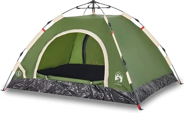 Furnicato Campingzelt Kuppelzelt in Grün, H x B x T: 120 x 200 x 150 cm - Bild 1