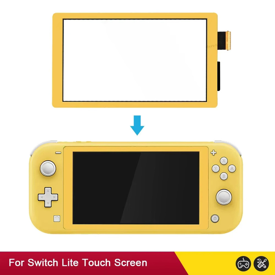 Nintendo Switch Lite Ersatz-Frontplatte mit Touchscreen-Glas Digitizer in Blau - Bild 3