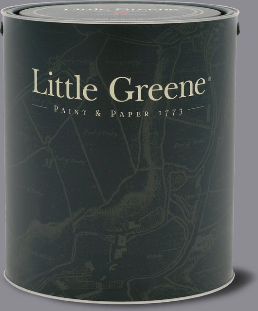 Little Greene Masonry Paint Arquerite 250 Matt, Wasserbasierte Dispersionsfarbe in Purple Grey, 5 l - Bild 1
