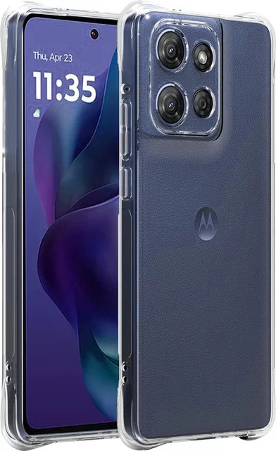 Stoßfeste transparente TPU Schutzhülle für Motorola Edge 60 Fusion, G86 Power, G56 und 60 Pro - Bild 1