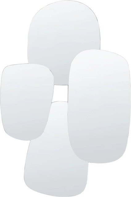 Beliani Wandspiegel VOUZON Modern in Silber und Schwarz, B/H: 80 x 120 cm (2 Stück) - Bild 1