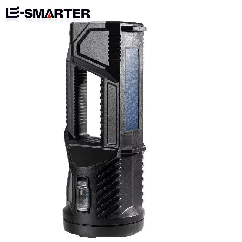 ESMARTER Leistungsstarker Suchscheinwerfer mit Taschenlampe und Powerbank-Funktion, Schwarz, Wiederaufladbare Lithium-Batterie - Bild 5