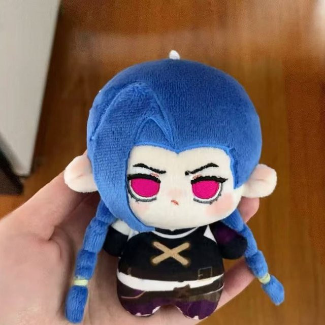 Hot Toys Powder Jinx Plüsch-Anime-Spielcharakter, Plüschtiere Schlüsselanhänger, 10cm, Bunt / Mehrfarbig - Bild 1