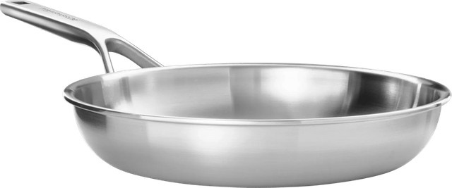 KitchenAid Multiply Bratpfanne aus Edelstahl, Silber, Durchmesser: 24 cm - Bild 1
