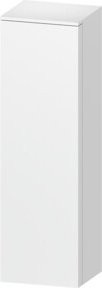 Duravit Qatego Halbhochschrank Weiß Matt mit Glastüren B/T/H: 40 x 36 x 132 cm - Bild 1