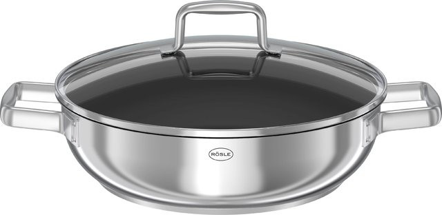 Roesle Servierpfanne MOMENTS aus Edelstahl in Silber, B/T/H: 38,0 x 17,5 x 3,0 cm - Bild 1