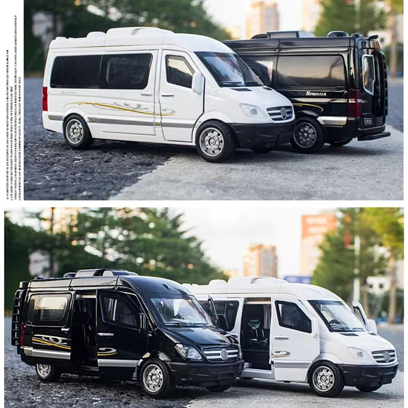 Maisto Sprinter MPV, Auto Modell, 1:32, Metall, Sound und Licht - Bild 5