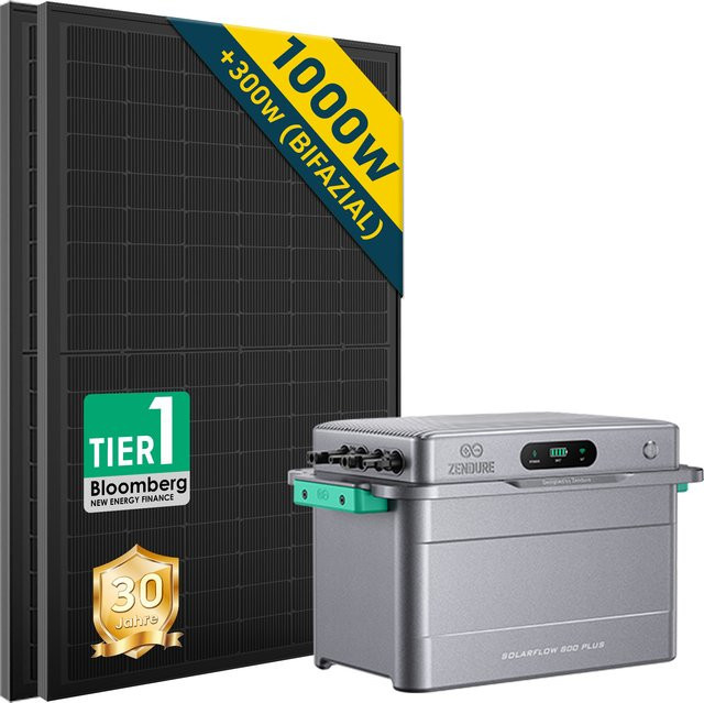 Zendure SolarFlow 800 Plus Balkonkraftwerk mit 1,92kWh Speicher in Grau - Bild 1