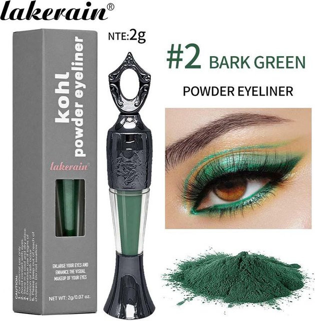 Perfect Skin Puder Eyeliner, Schwarz Grün, Damen - Bild 1