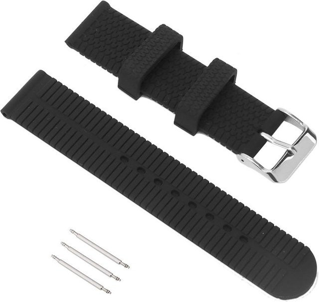 Skmei Uhrenarmband Silikon, 20 mm, Schwarz, Herren - Bild 1