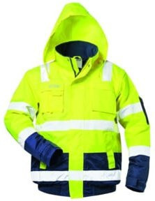 SAFESTYLE Warnpilotenjacke Axel in Gelb/Blau, Größe L, nach EN ISO 20471 Klasse 3 - Bild 1