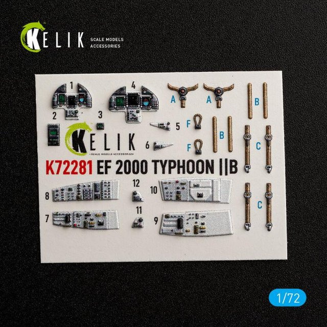 Italeri Eurofighter Typhoon EF-2000 - Interior 3D decals - Bild 1