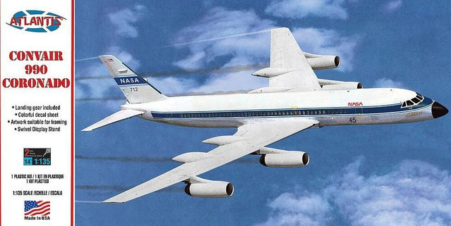 Atlantis Convair 990 Jet Airliner, Fahrzeug, 1:135 - Bild 1