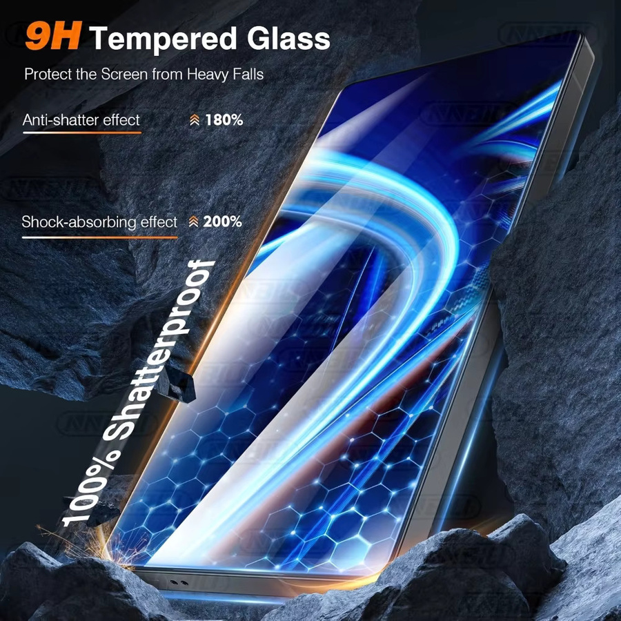 NNBILI 3er-Pack Ultra HD Gehärtete Glas-Displayschutzfolien für Samsung Galaxy S26 S25 S24 S23 S22 S21 Ultra und S24 S23 FE, Transparent - Bild 3