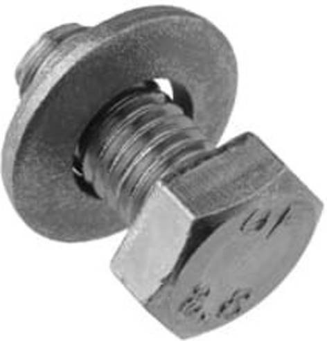 ABB XLP1 Montagezubehör Schraubensatz M10x20mm mit Unterlegscheiben in Silber - Bild 1