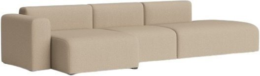 HAY Mags 3-Sitzer Sofa Kombination mit Low Armrest links in Beige - Bild 1
