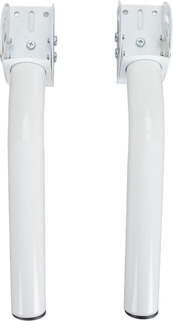 OutsideWorld Antennenmast-Halterung J-Montage-Set für Starlink V2 Rechteckschüssel, weiß, aus Edelstahl - Bild 1