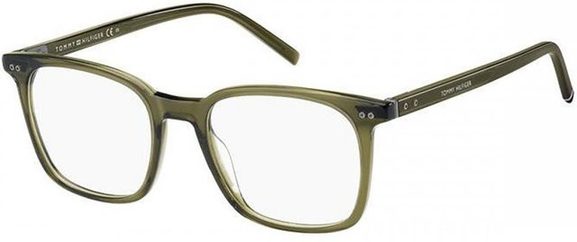 Tommy Hilfiger TH 1942 Korrektionsbrille, Herren, Vollrand, Square, Transparent Khaki Green, Acetat - Bild 1
