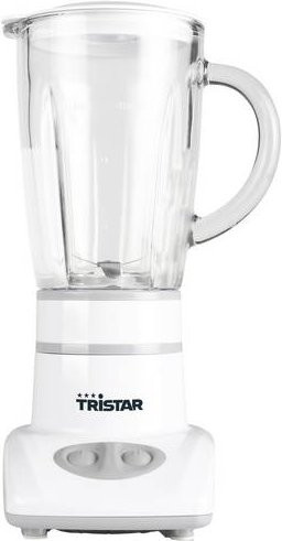 Tristar BL-4431 Standmixer in Weiß mit 180W Leistung aus Glas, Edelstahl und Kunststoff - Bild 1
