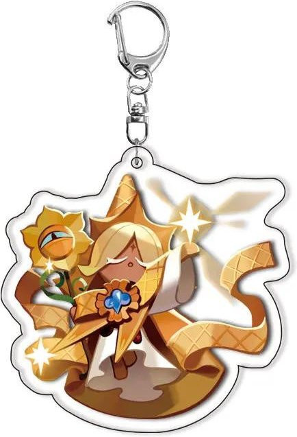 Venu Sceneri Schlüsselanhänger Acryl, Cookie Run Kingdom, beige, Unisex - Bild 1