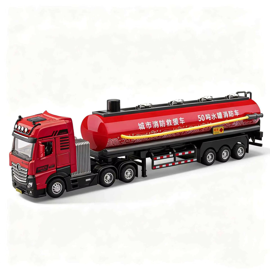 WELLY Traktor Wassertank Feuerwehrauto, 1:50, Metall, Rot - Bild 3