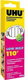 UHU LT 110 Low Melt Heißklebepistolen Patronen in Transparent und Multicolour, 200 g, ovale Form für nahezu alle Materialien - Bild 1